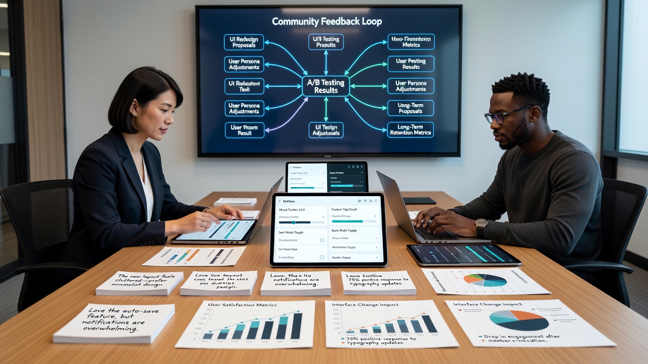Analyzing Community Responses to Interface Modifications in Niche Digital Journaling Services