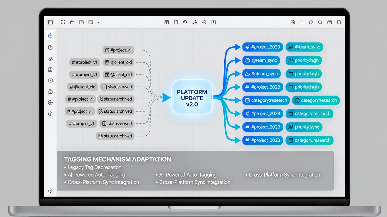 How Specialized Note-Taking Applications Adapt Their Tagging Mechanisms Following Major Platform Updates